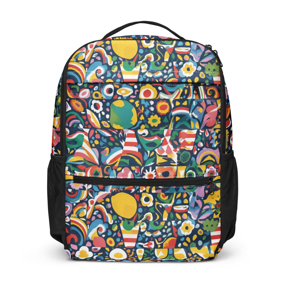 Carnival Herbarium on Utility Backpack — Front