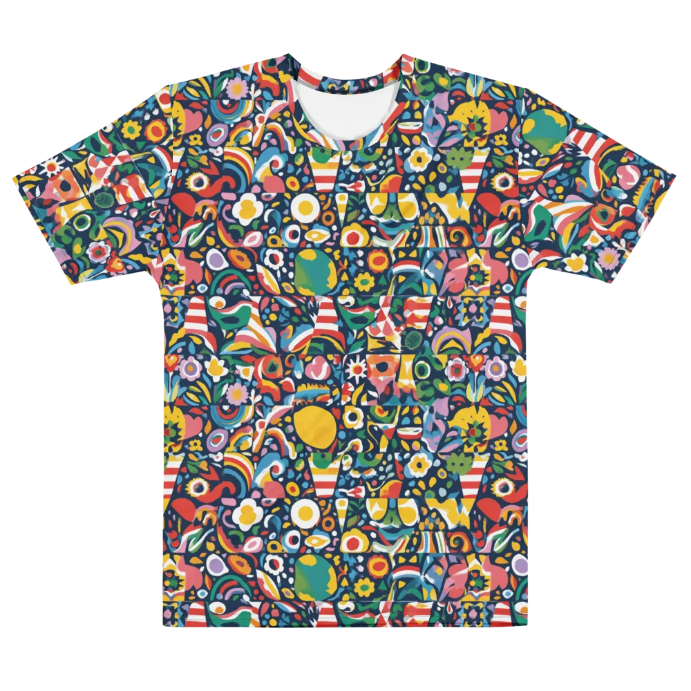 Carnival Herbarium on Men's Cotton Crew Neck T-Shirt — Front