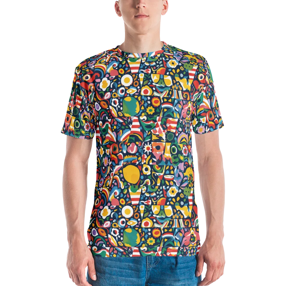 Carnival Herbarium on Men's Crew Neck T-Shirt — Front
