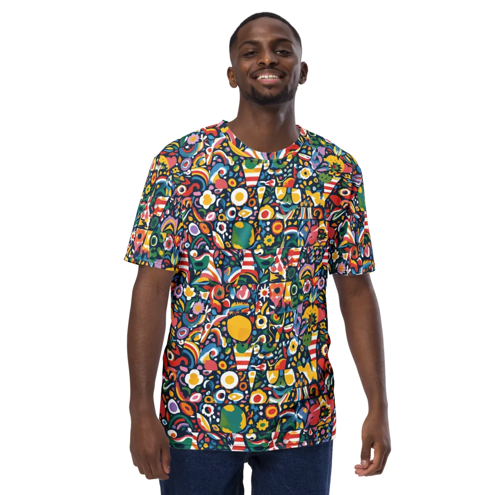 Carnival Herbarium on Men's Crew Neck T-Shirt — Front