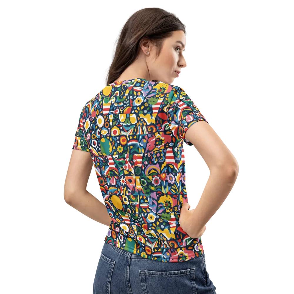 Carnival Herbarium on Women's Crew Neck T-Shirt — Back