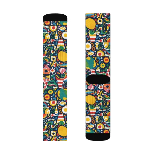 Carnival Herbarium on a Socks