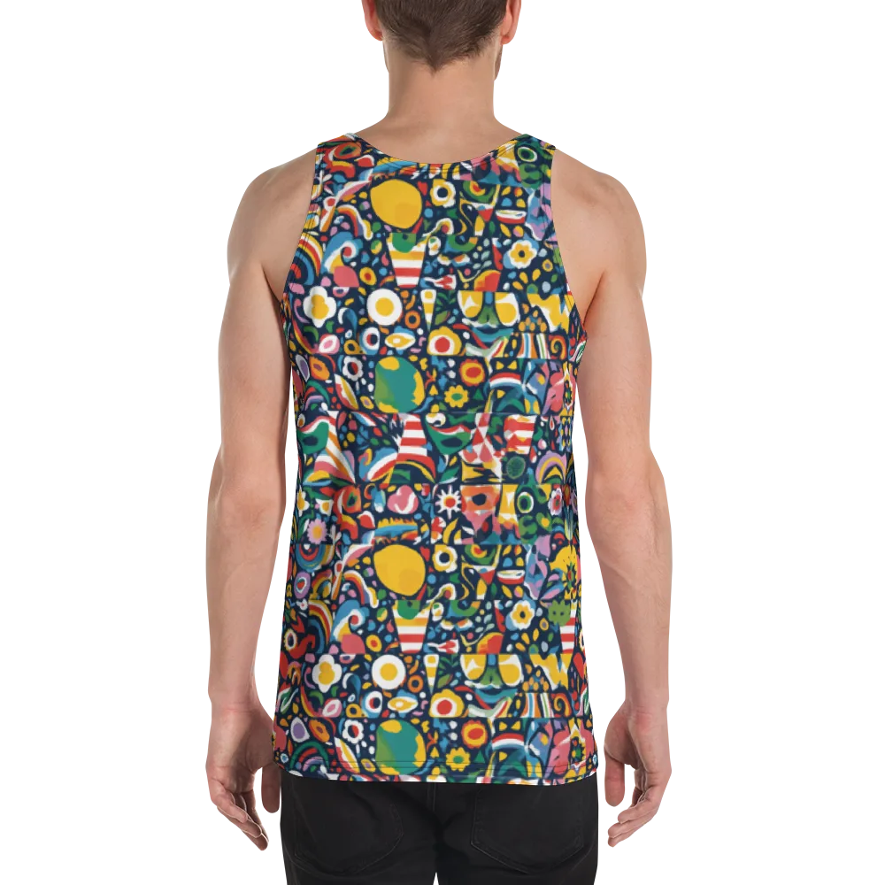 Carnival Herbarium on Men's Tank Top — Back
