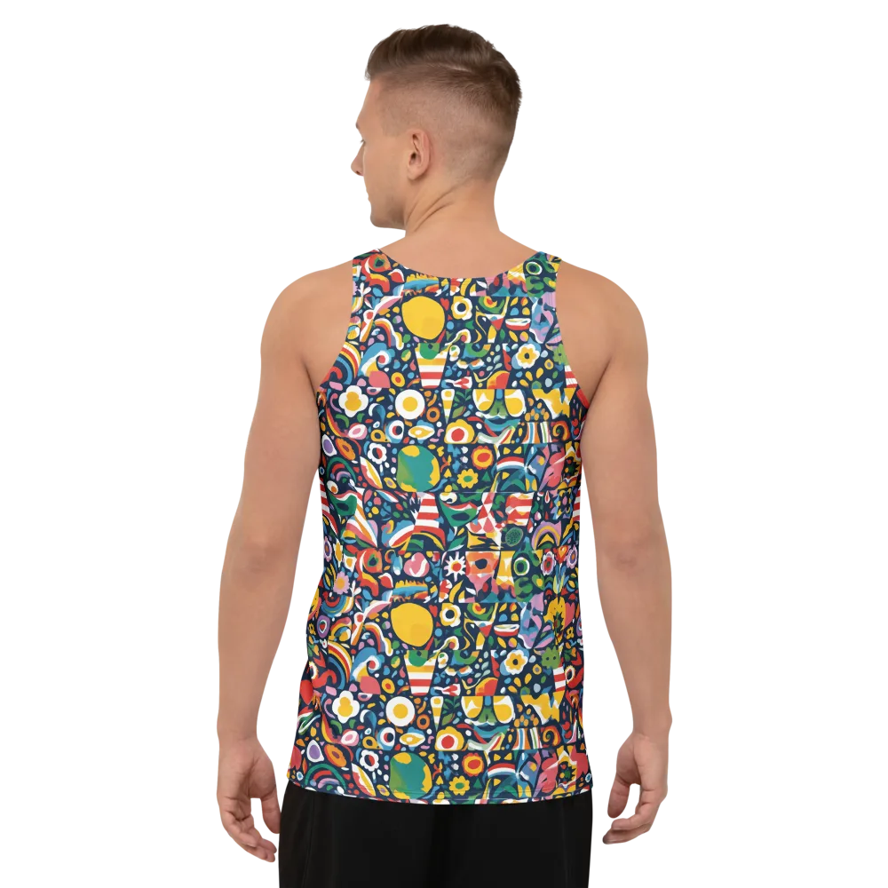 Carnival Herbarium on Men's Tank Top — Back