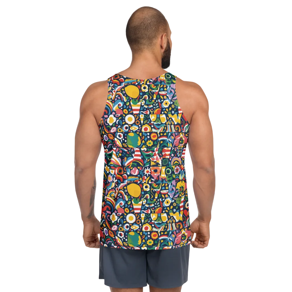 Carnival Herbarium on Men's Tank Top — Back