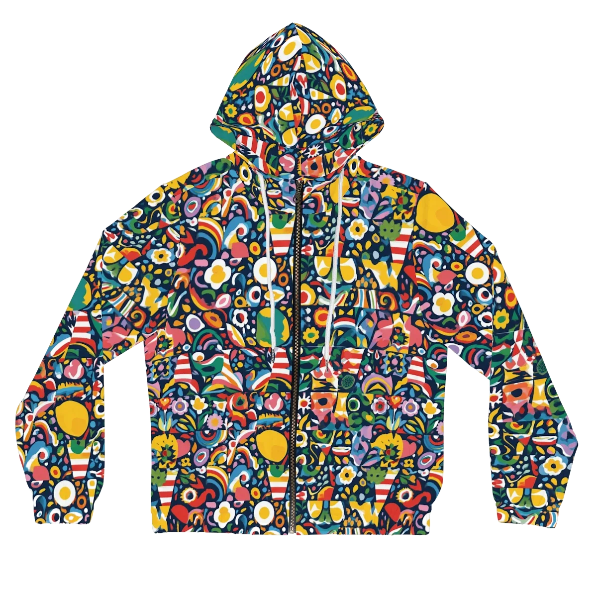Carnival Herbarium on Women's Full-Zip Hoodie — Front
