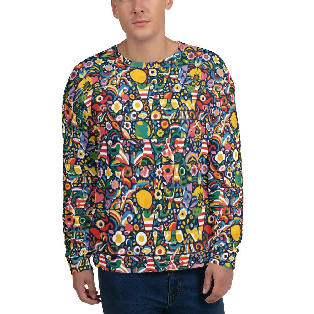 Carnival Herbarium on Sweatshirt — Front