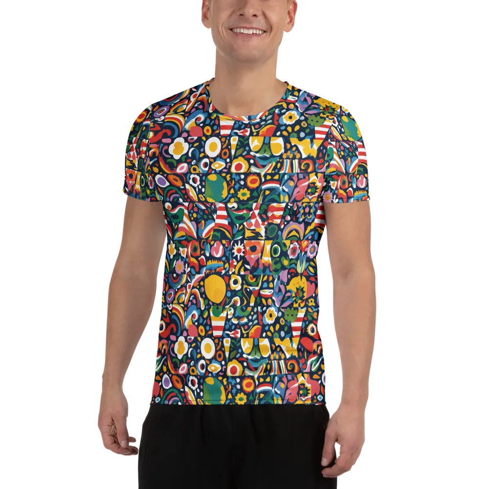 Carnival Herbarium on Men's Athletic T-Shirt — Front