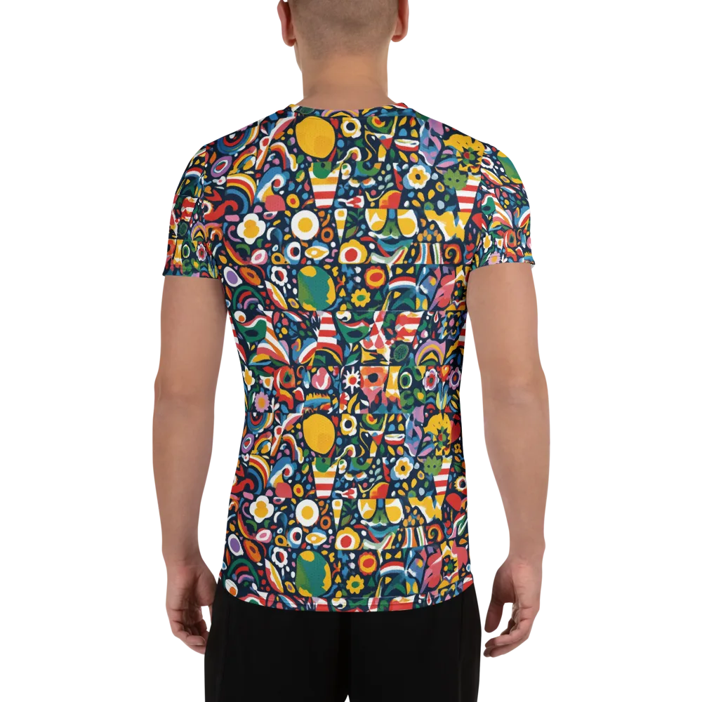 Carnival Herbarium on Men's Athletic T-Shirt — Back