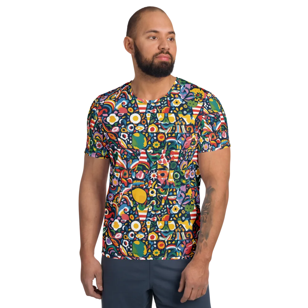 Carnival Herbarium on Men's Athletic T-Shirt — Front