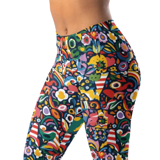 Carnival Herbarium on a Leggings
