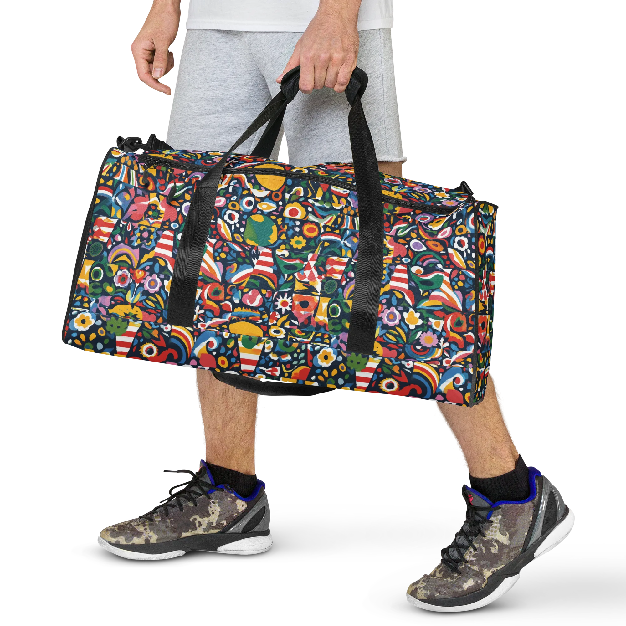 Carnival Herbarium on Duffle Bag — Front