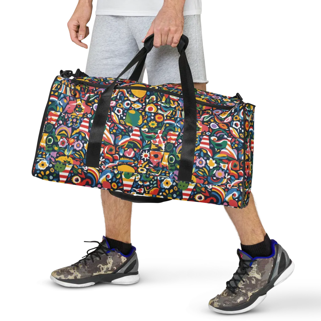 Carnival Herbarium on Duffle Bag — Front