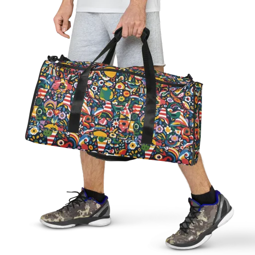 Carnival Herbarium on a Duffle Bag