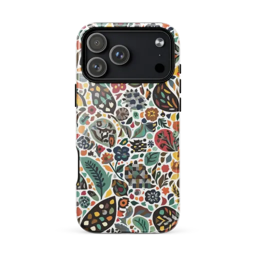 Folk Garden Mosaic on a MagSafe Tough Case for iPhone®