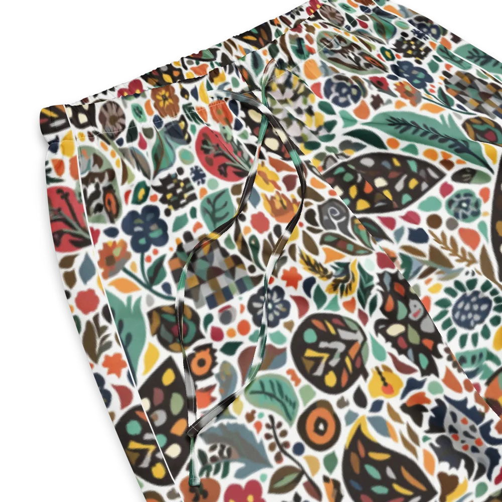 Folk Garden Mosaic on Women's Pajama Pants — Product details