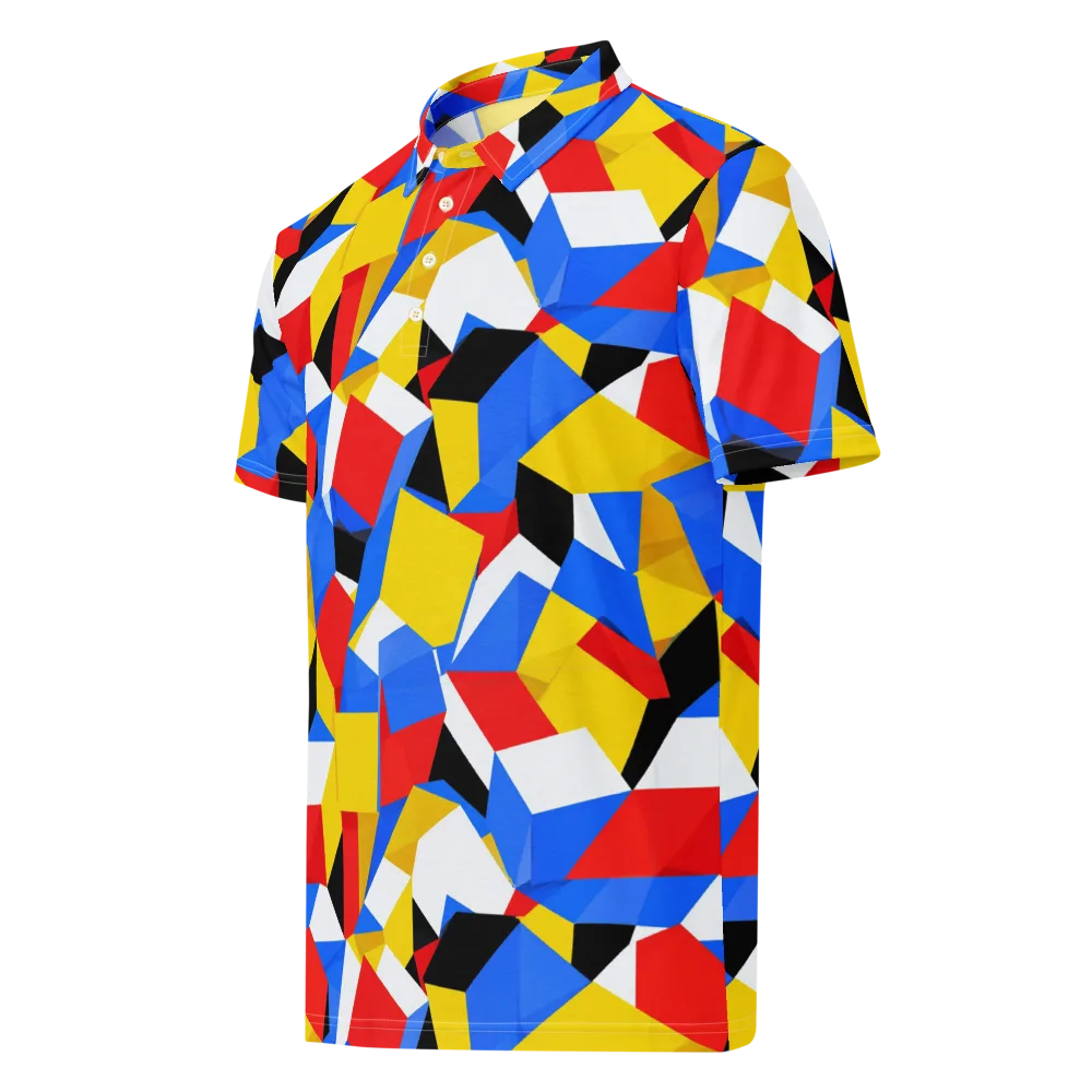 Primary Velocity on Men's Slim Fit Polo Shirt — Left Front