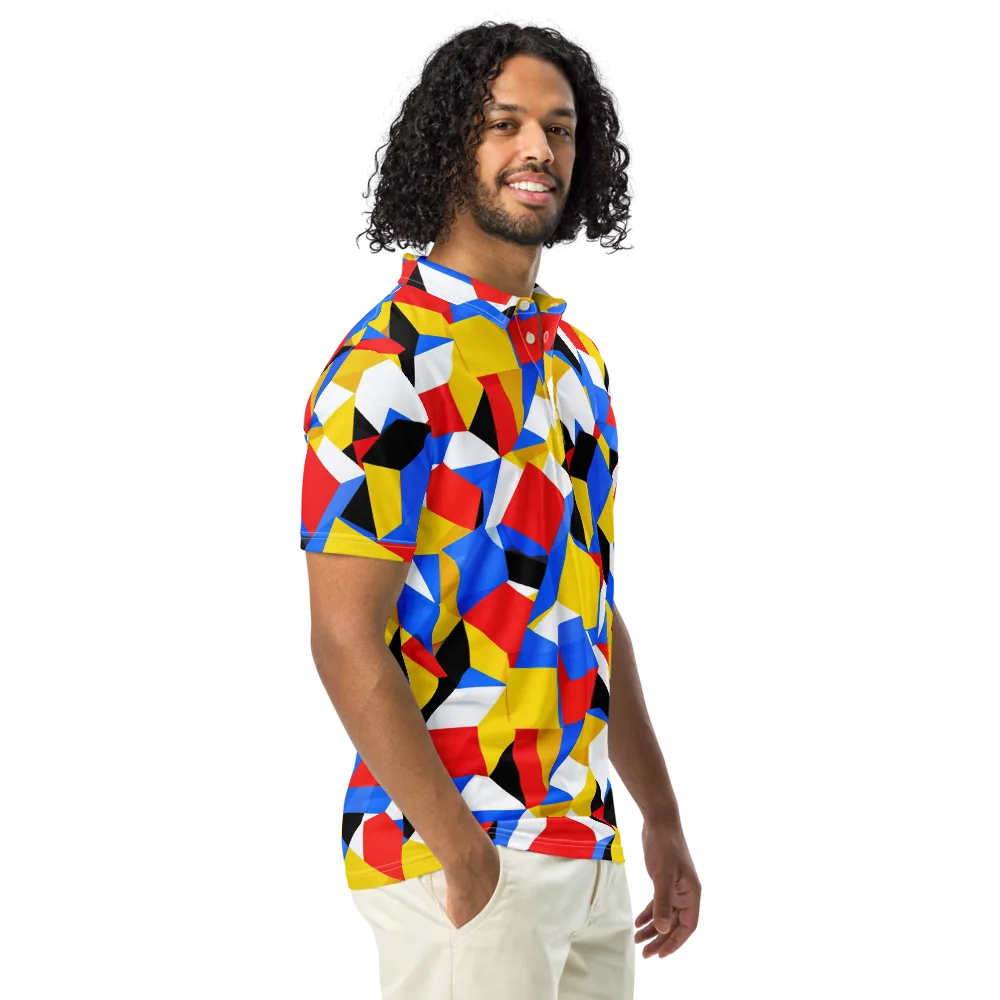 Primary Velocity on Men's Slim Fit Polo Shirt — Right Front