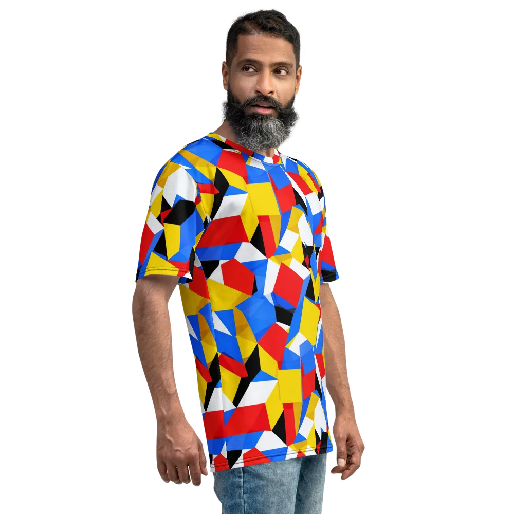 Primary Velocity on Men's Crew Neck T-Shirt — Right