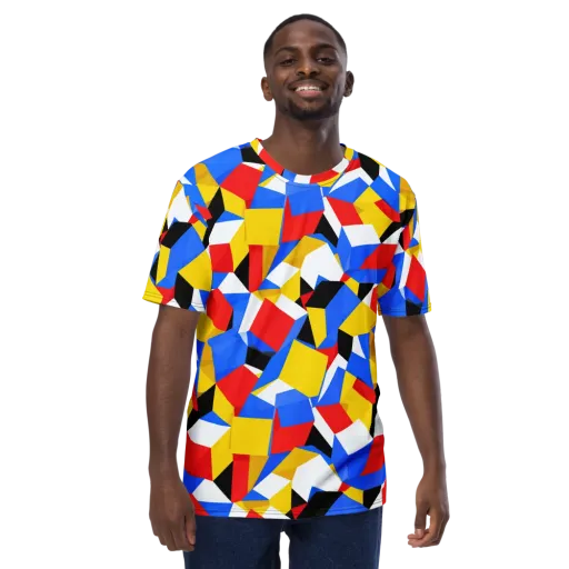 Primary Velocity on a Men's Crew Neck T-Shirt