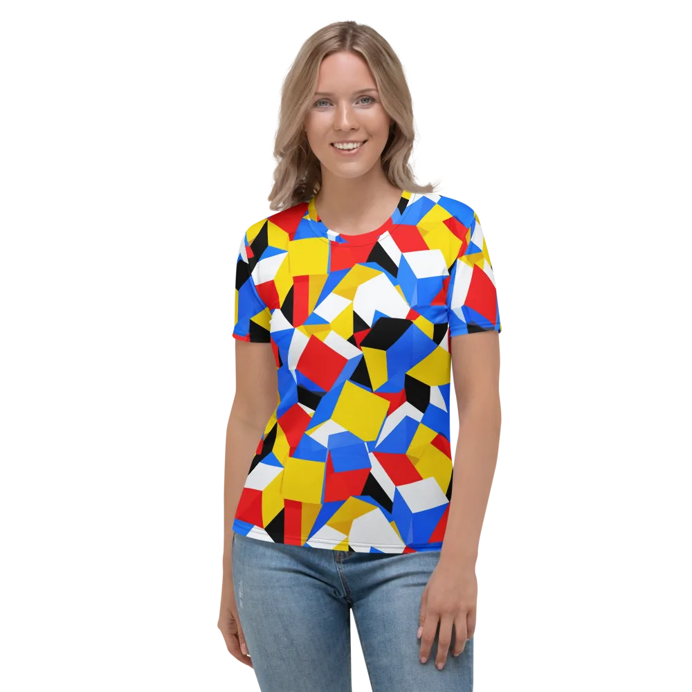 Primary Velocity on Women's Crew Neck T-Shirt — Front