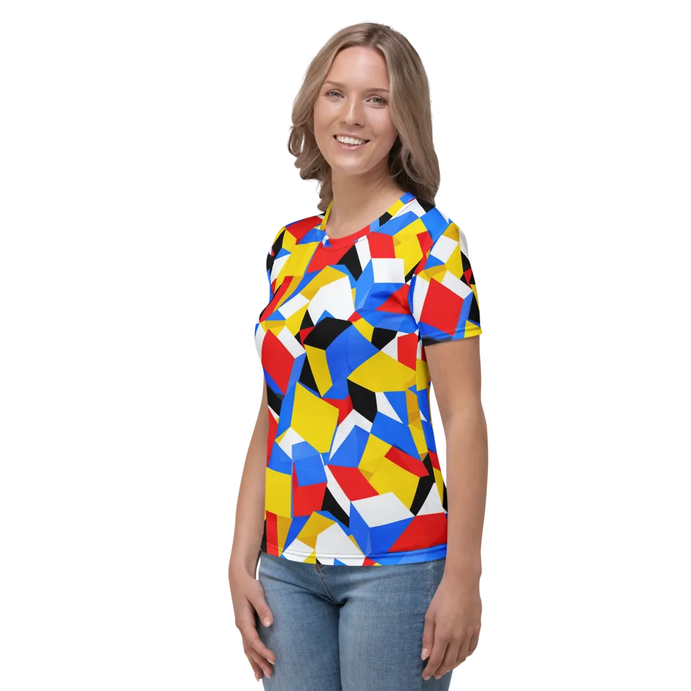 Primary Velocity on Women's Crew Neck T-Shirt — Left