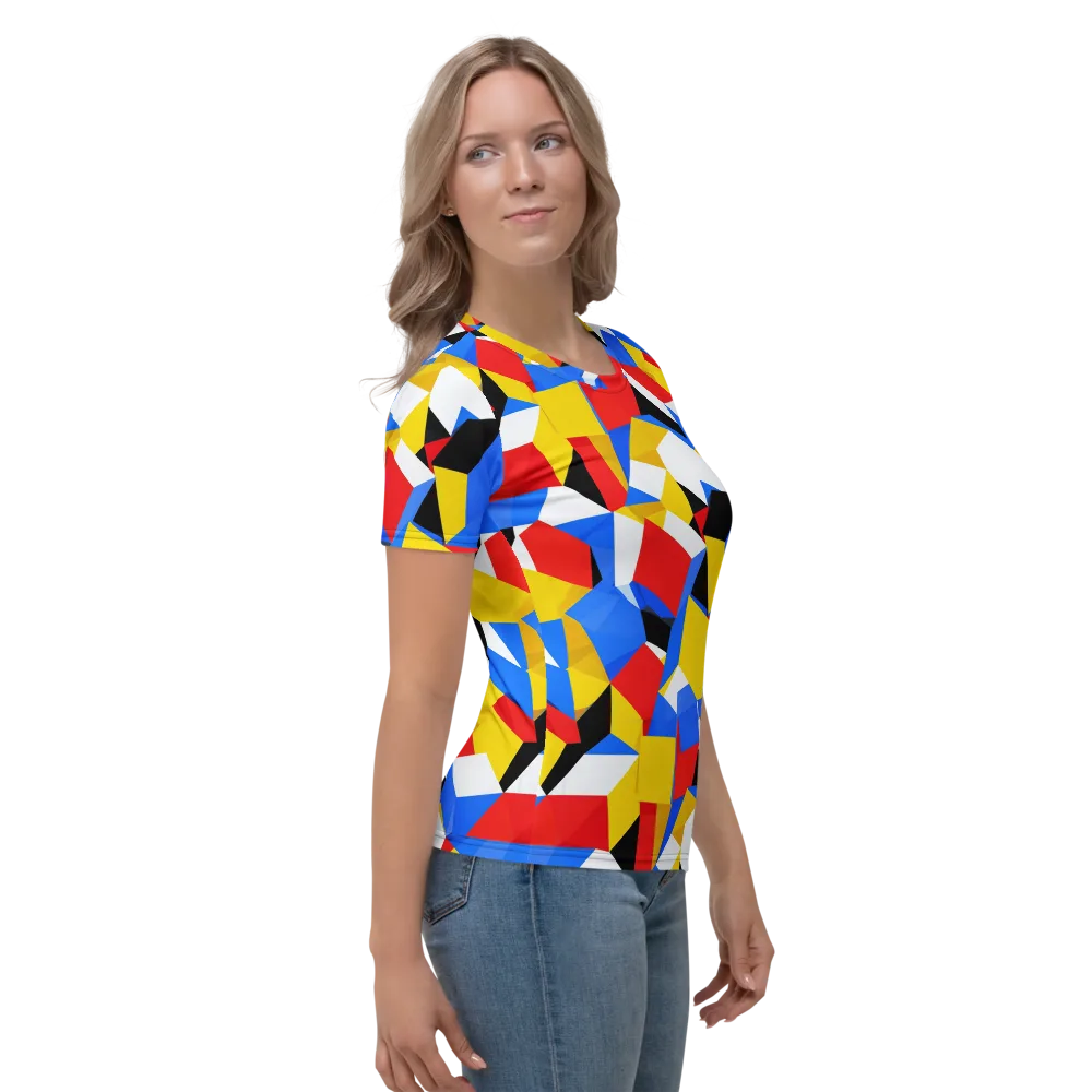 Primary Velocity on Women's Crew Neck T-Shirt — Right