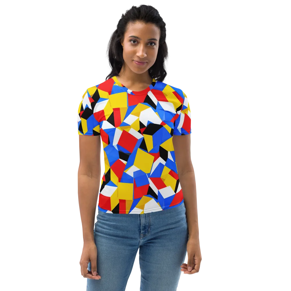 Primary Velocity on Women's Crew Neck T-Shirt — Front