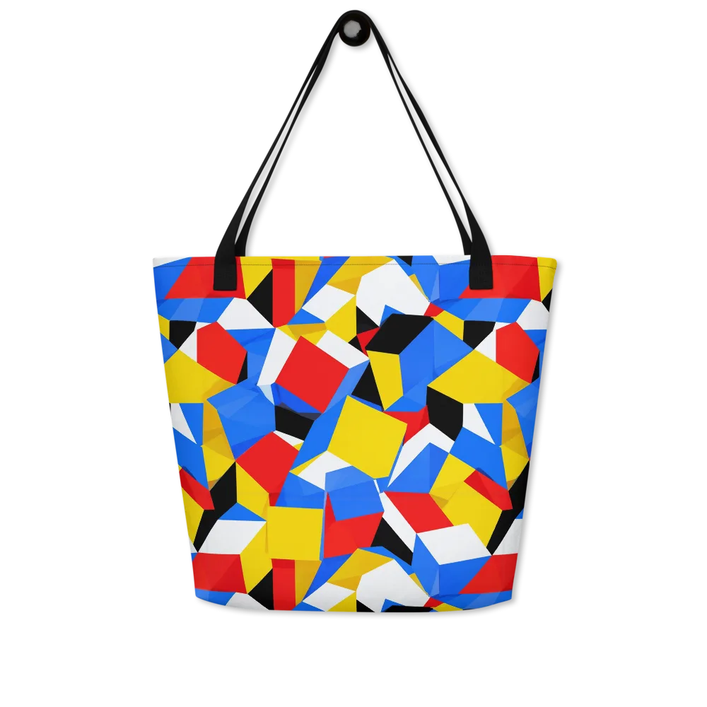 Primary Velocity on Large Tote Bag W/ Pocket — Front