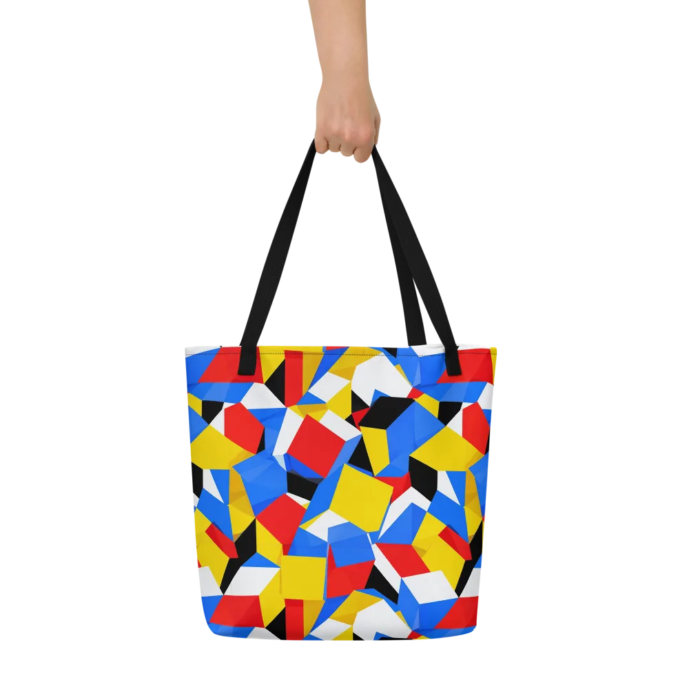 Primary Velocity on Large Tote Bag W/ Pocket — Front