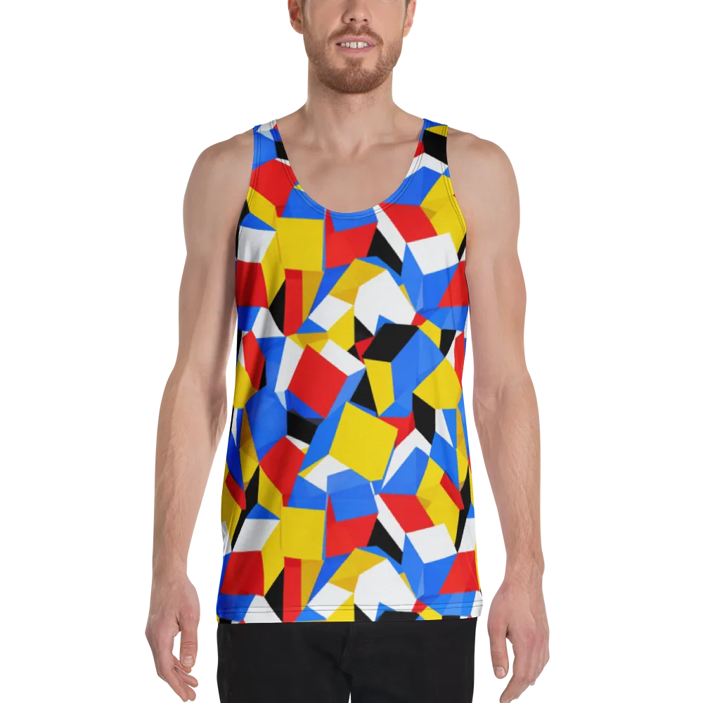 Primary Velocity on Men's Tank Top — Front