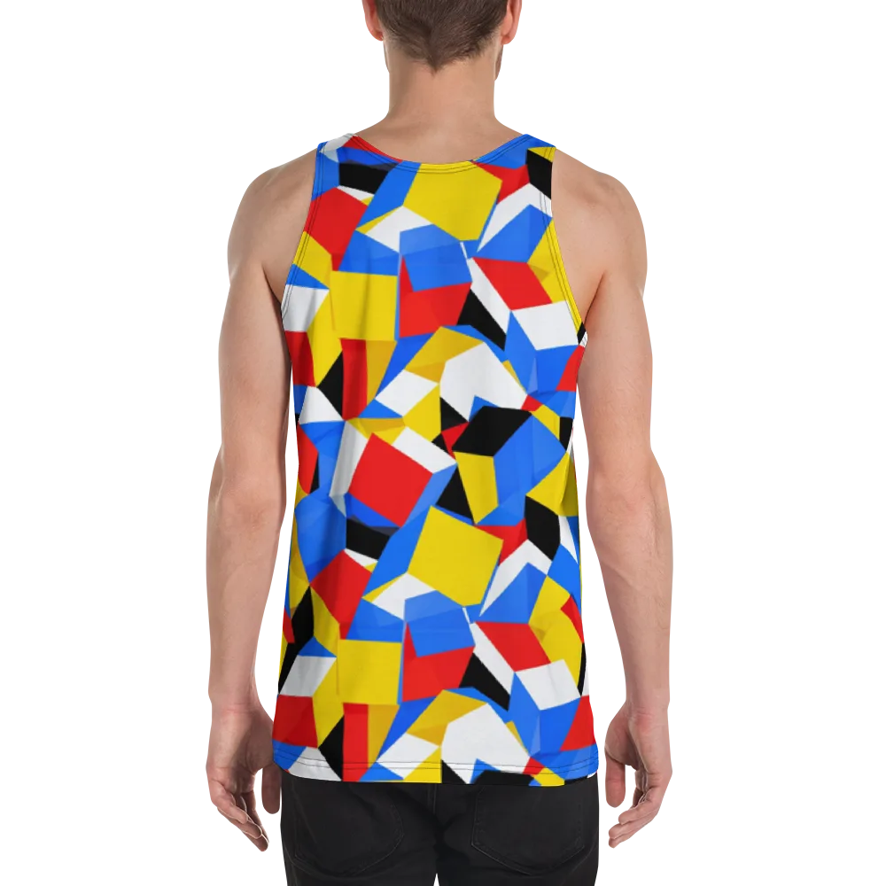 Primary Velocity on Men's Tank Top — Back