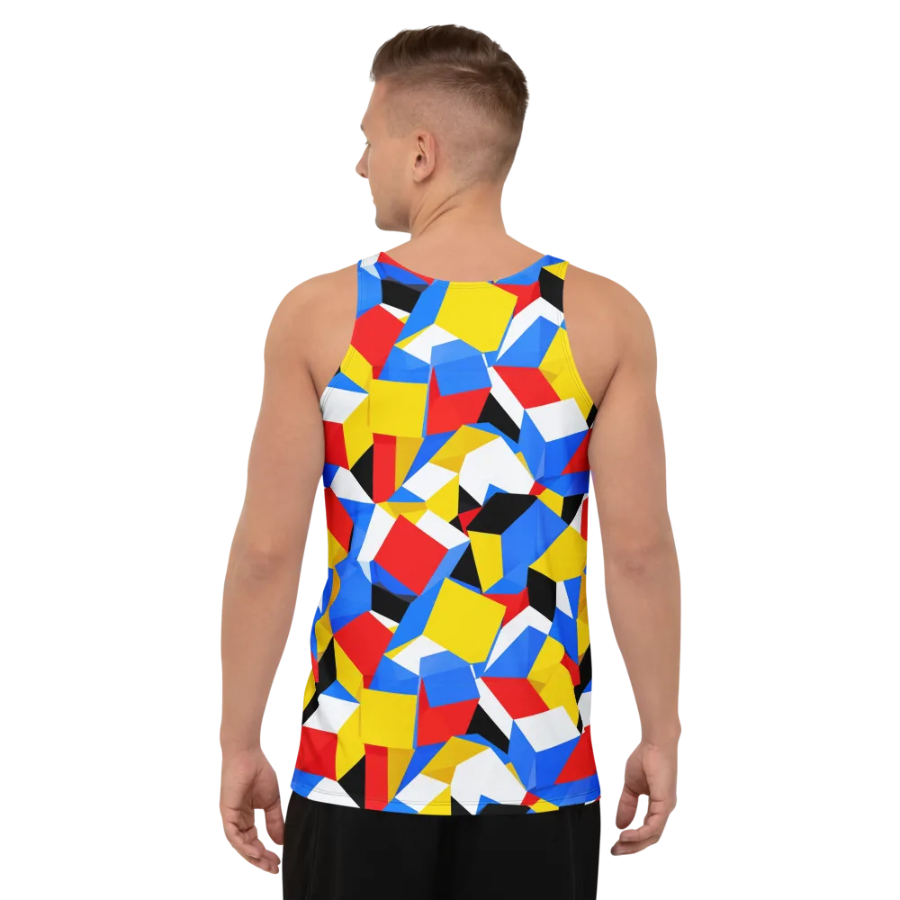 Primary Velocity on Men's Tank Top — Back