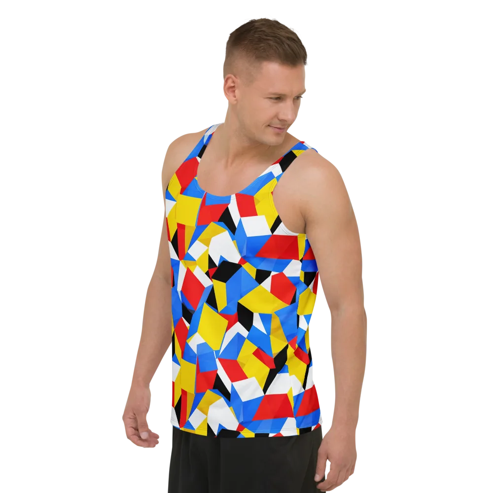Primary Velocity on Men's Tank Top — Left Front