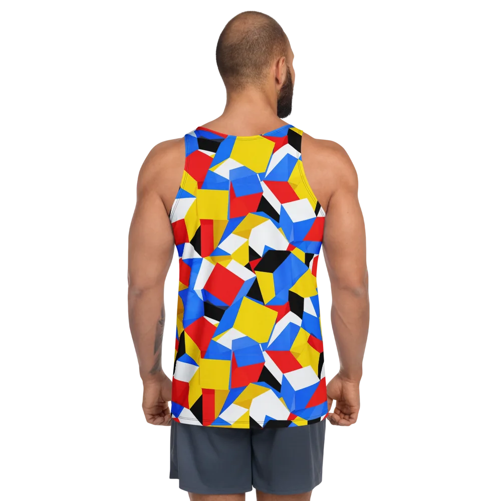 Primary Velocity on Men's Tank Top — Back