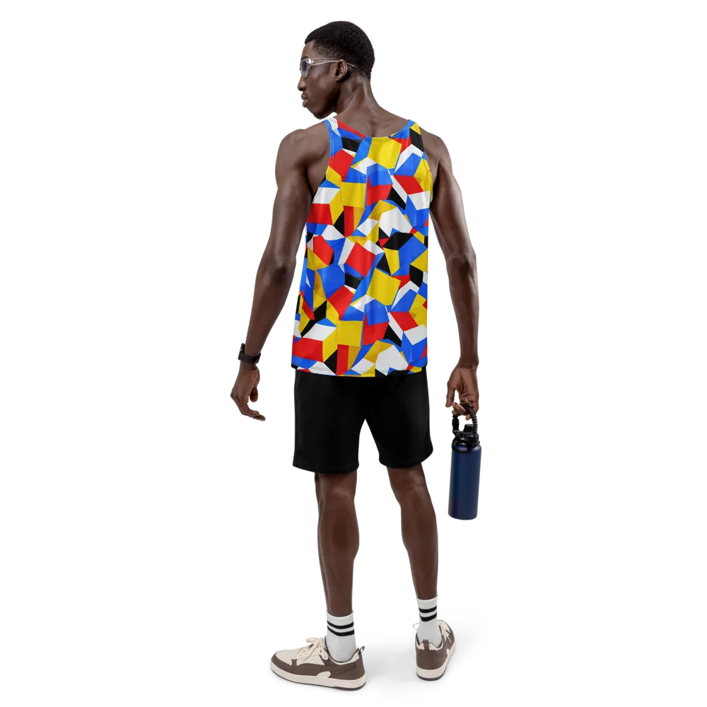 Primary Velocity on Men's Tank Top — Back