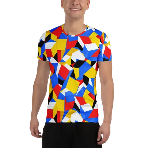Primary Velocity on a Men's Athletic T-Shirt