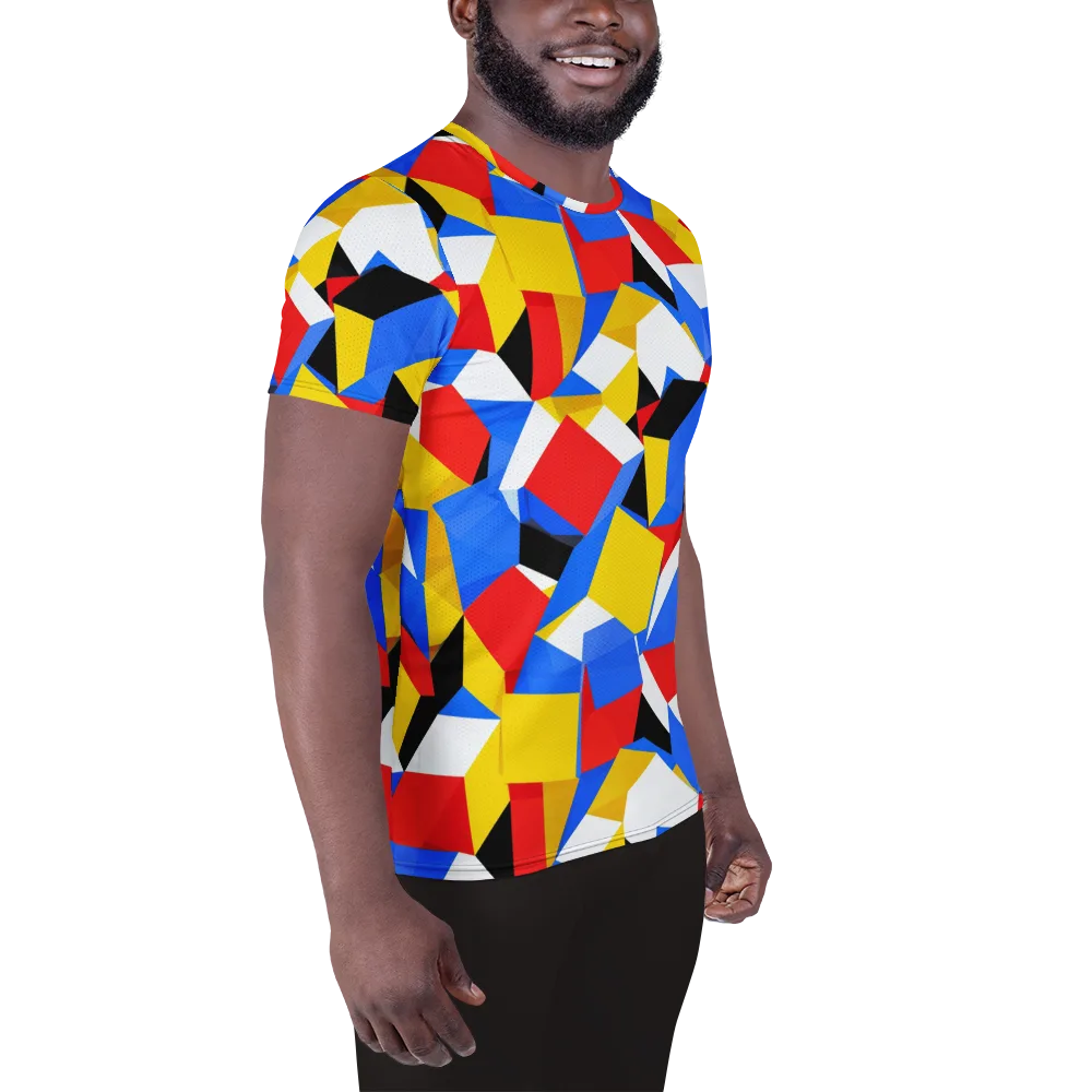 Primary Velocity on Men's Athletic T-Shirt — Right