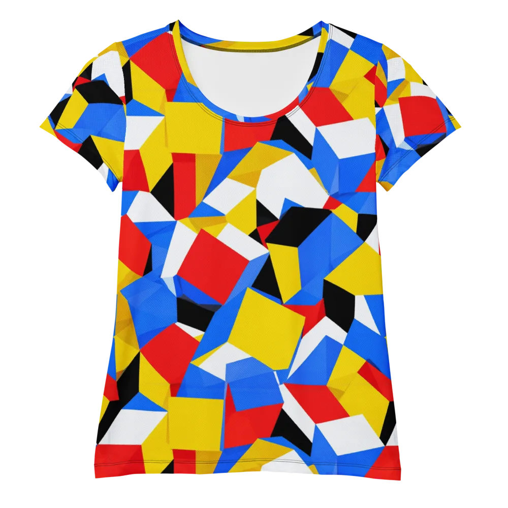 Primary Velocity on Women's Athletic T-Shirt — Front