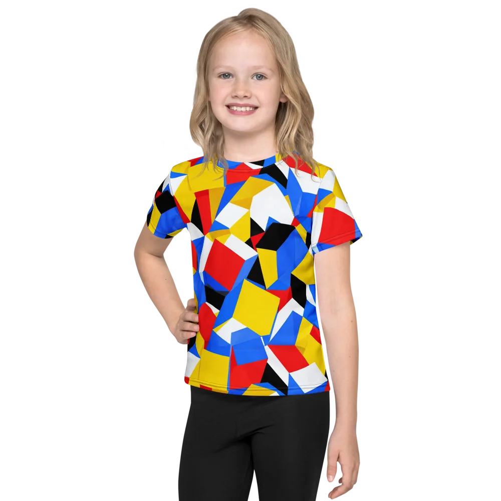 Primary Velocity on Kids Crew Neck T-Shirt — Front