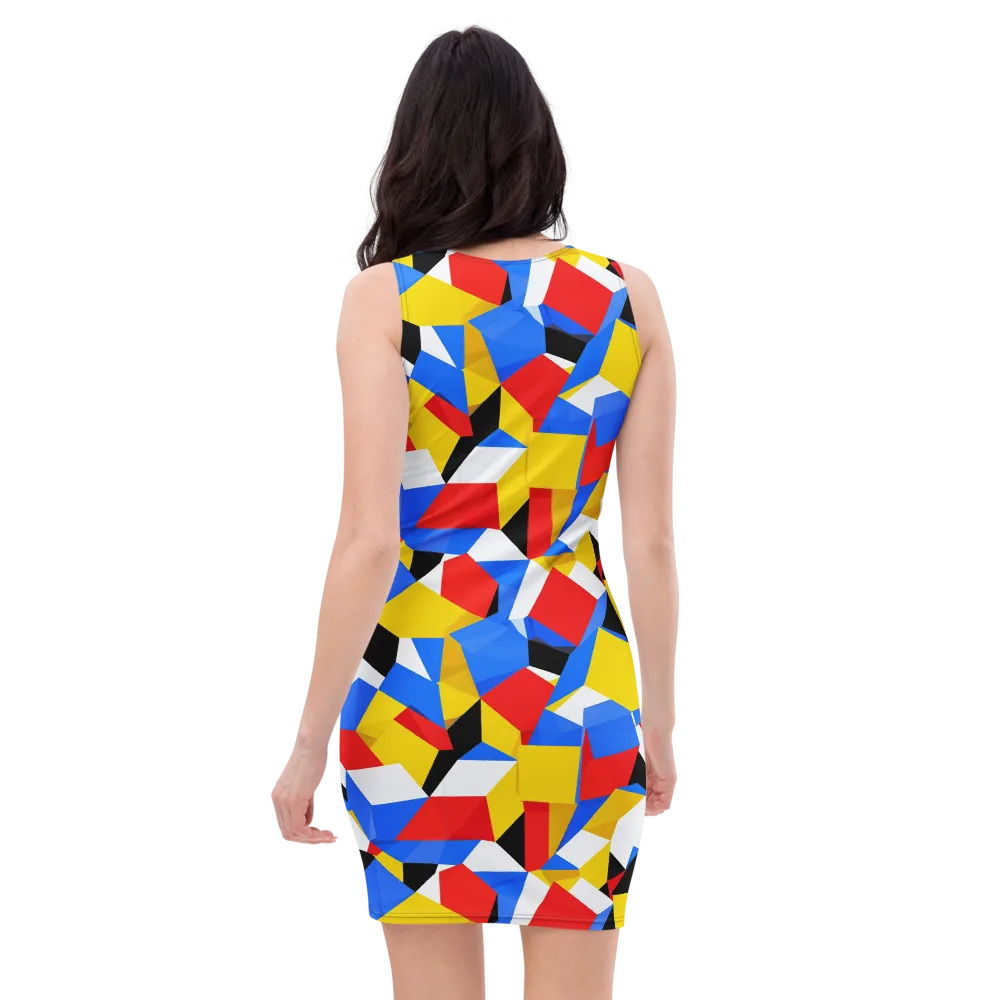 Primary Velocity on Bodycon Dress — Back