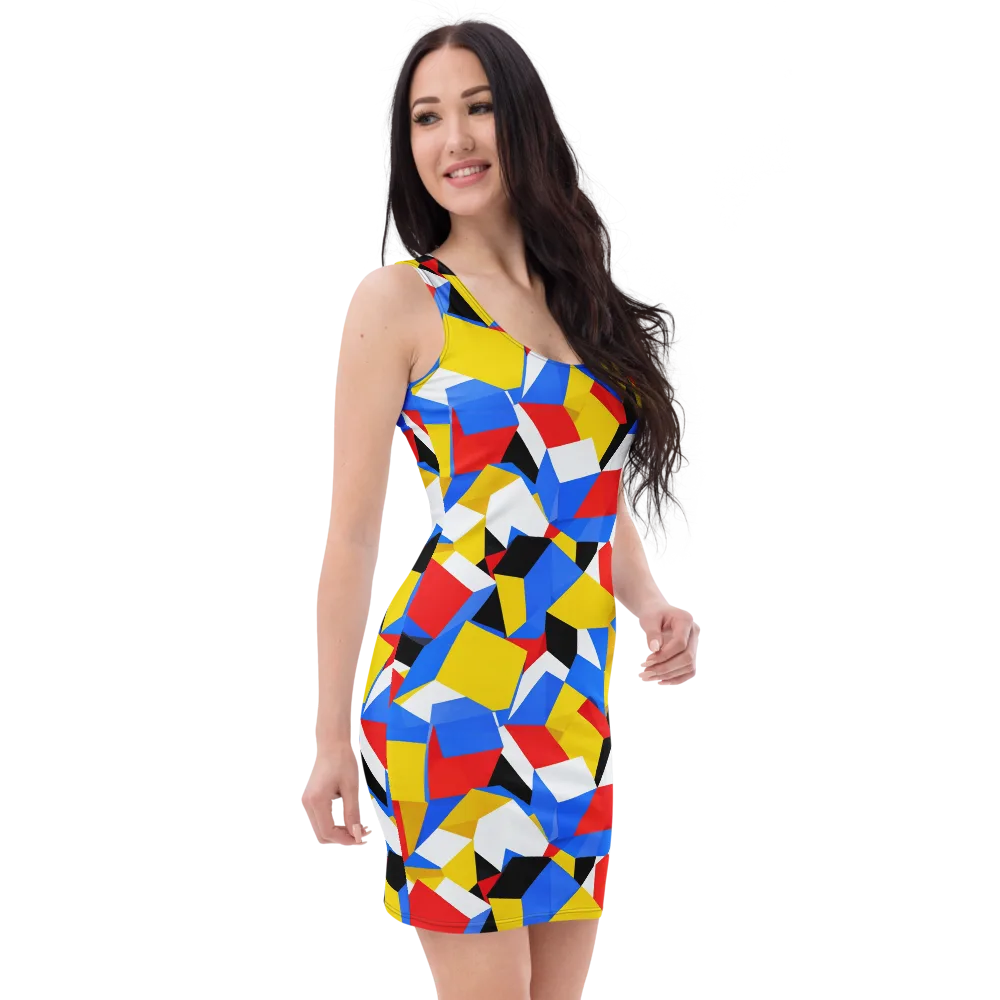 Primary Velocity on Bodycon Dress — Right Front