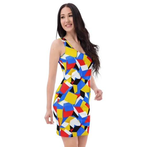 Primary Velocity on a Bodycon Dress