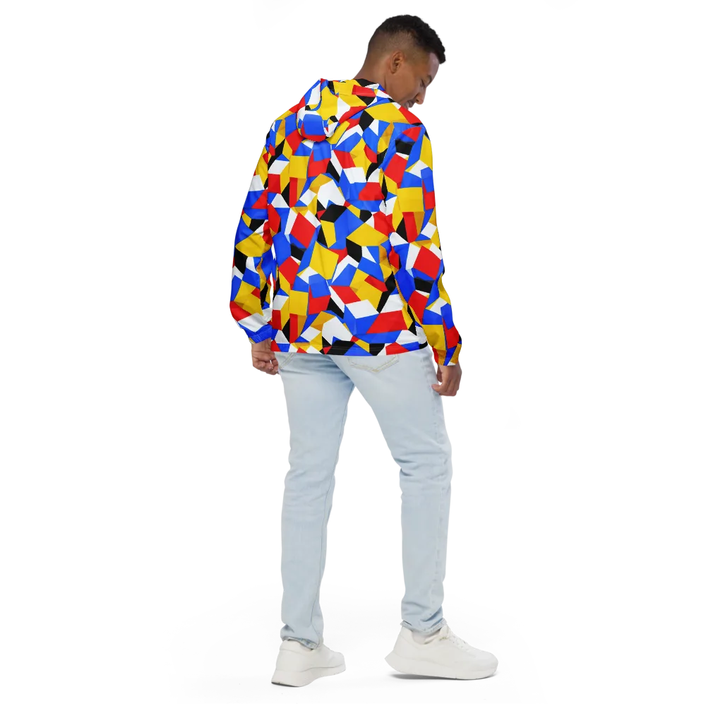 Primary Velocity on Men's Windbreaker — Back
