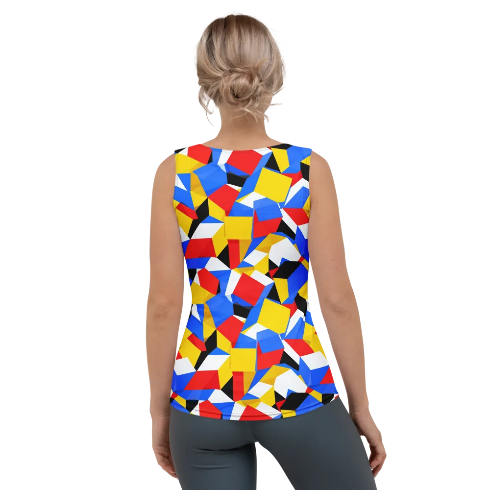 Primary Velocity on Women's Tank Top — Back