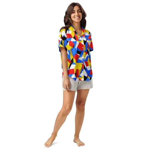Primary Velocity on a Women's Short Sleeve Pajama Top