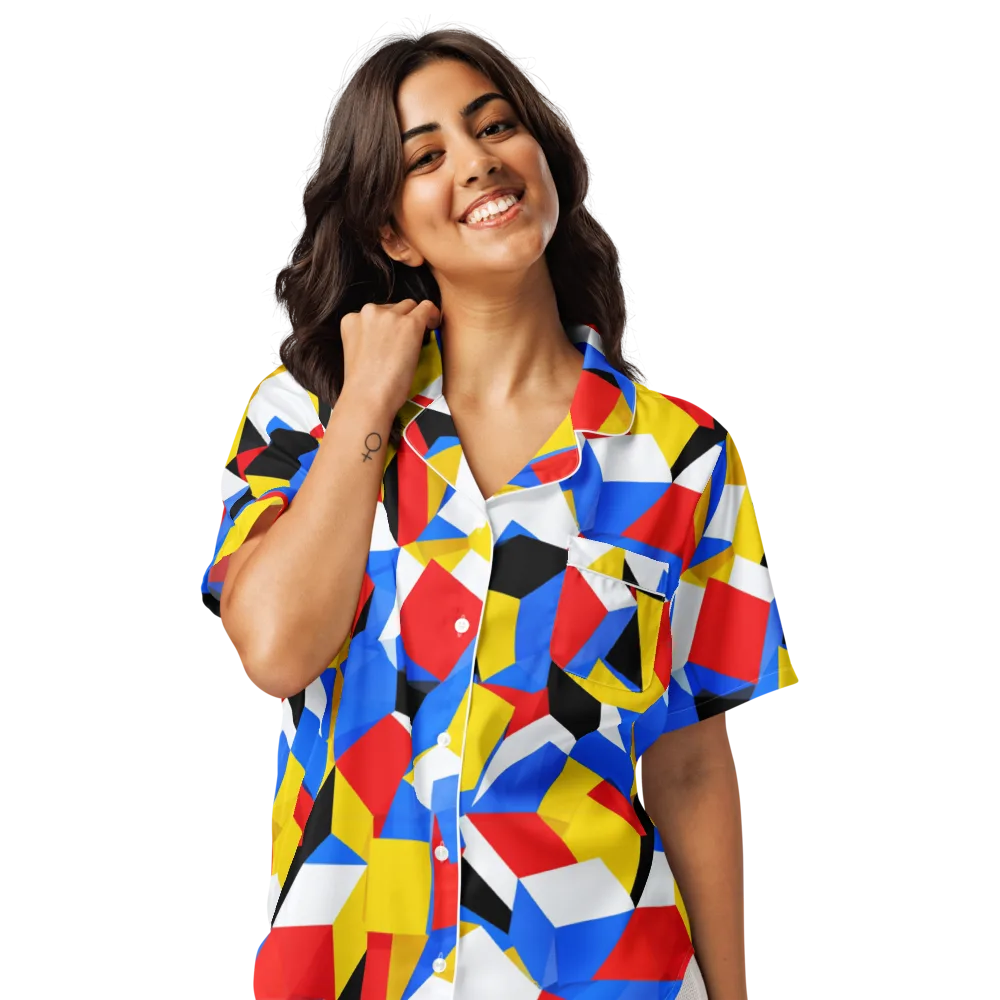 Primary Velocity on Women's Short Sleeve Pajama Top — Front
