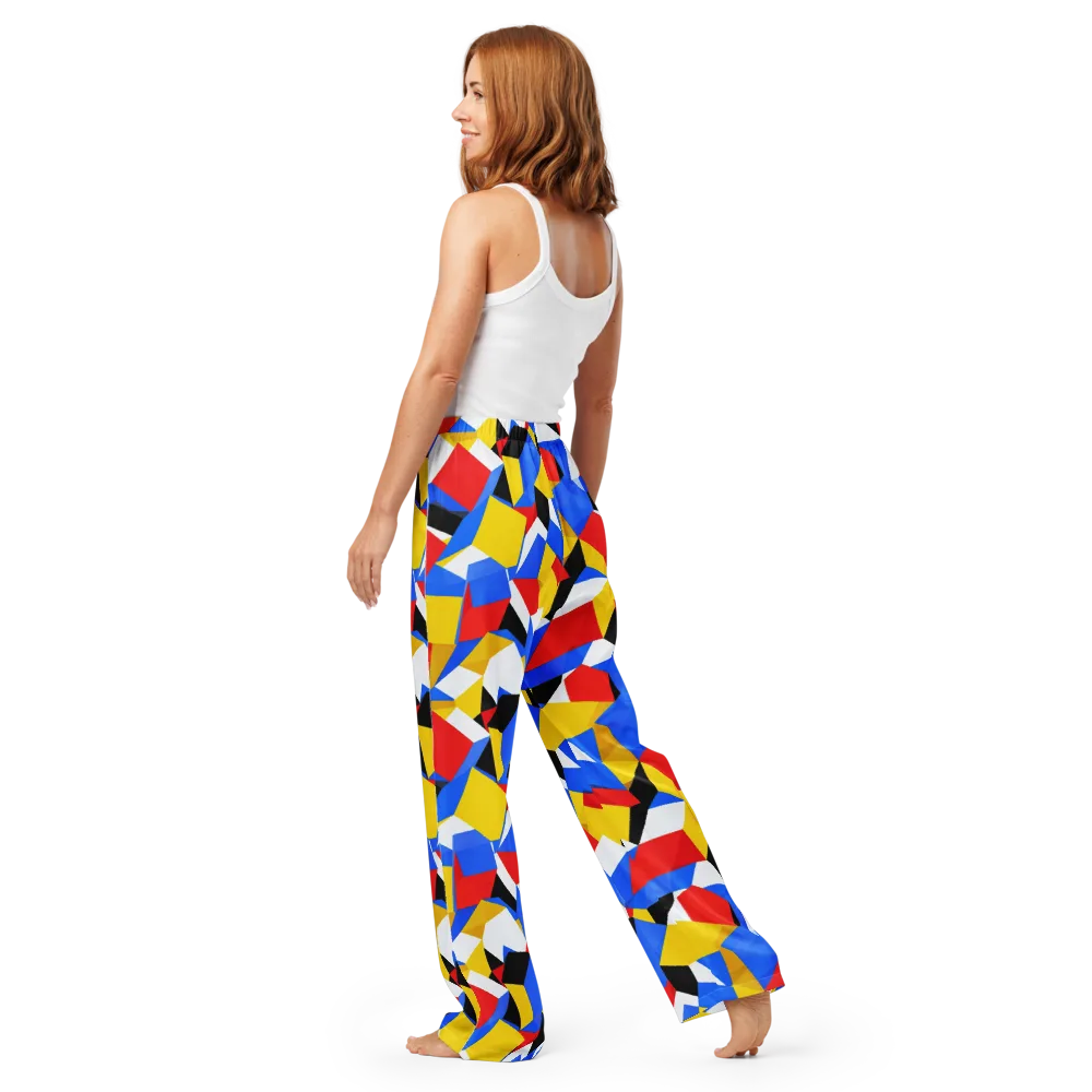 Primary Velocity on Women's Pajama Pants — Back