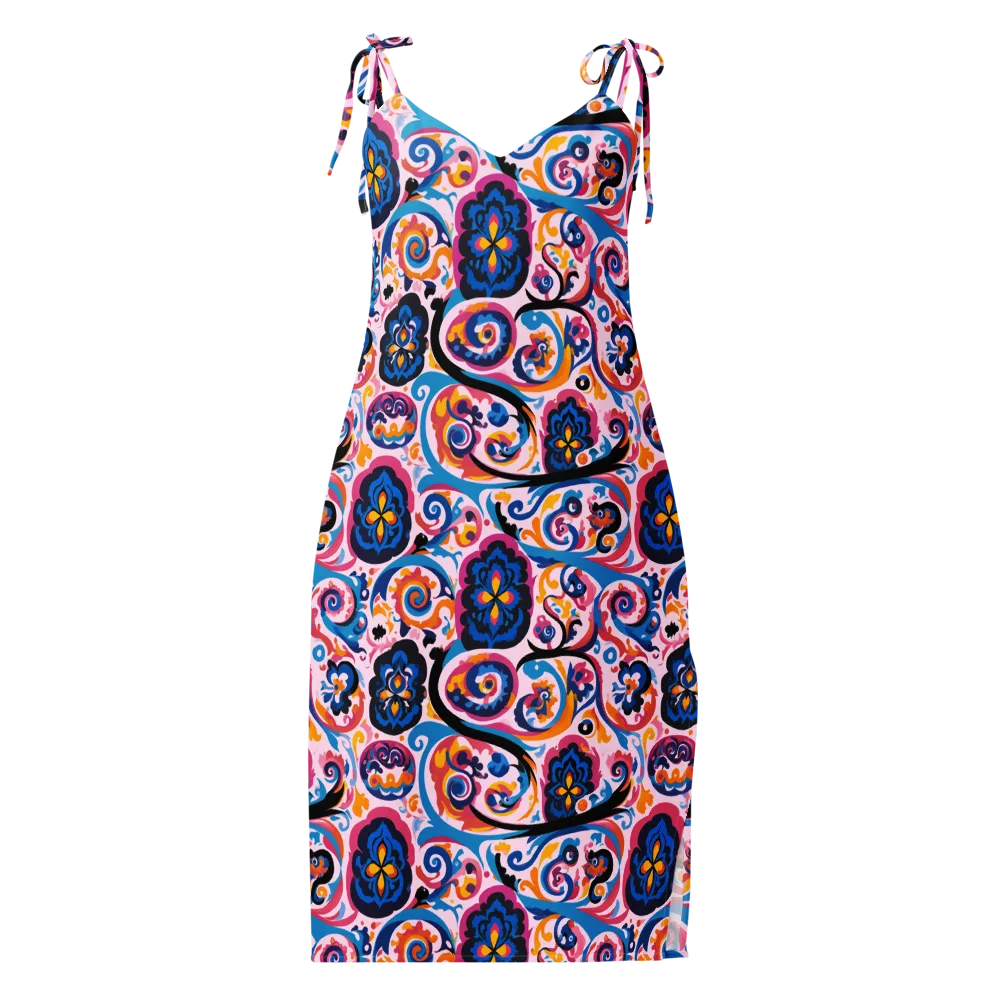 Carnival Paisley on Slip Dress — Front