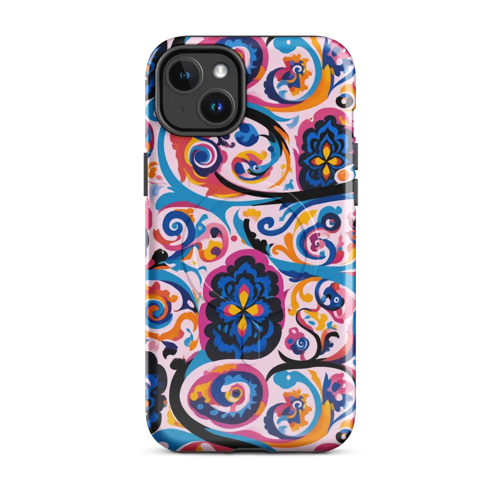 Carnival Paisley on MagSafe Tough Case for iPhone® — Front